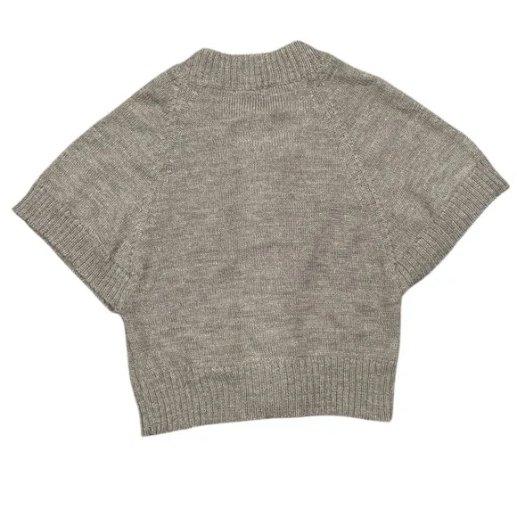 Bruuns Bazaar Small Grey Alpaca Blend Button Front Knit Cardigan - Picture 7 of 10